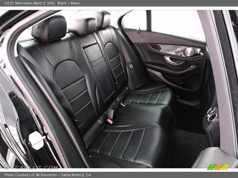 Black / Black 2015 Mercedes-Benz C 300
