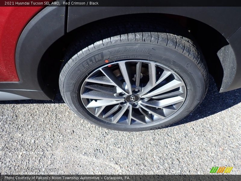 Red Crimson / Black 2021 Hyundai Tucson SEL AWD