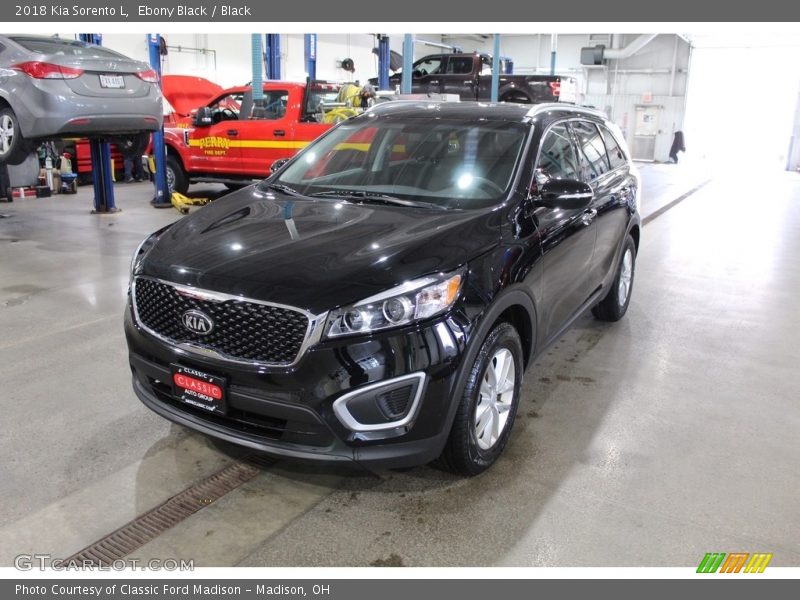 Ebony Black / Black 2018 Kia Sorento L