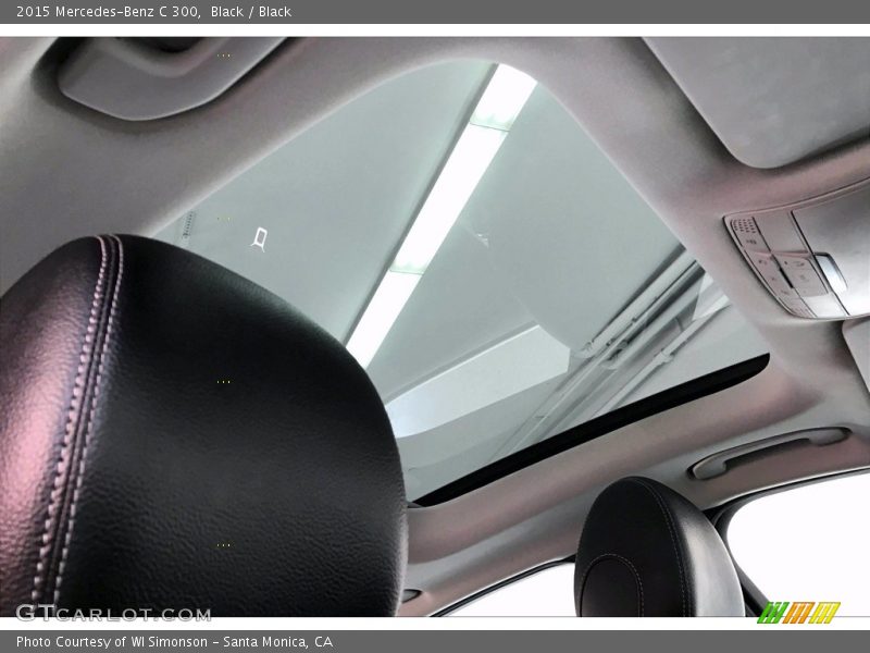 Black / Black 2015 Mercedes-Benz C 300