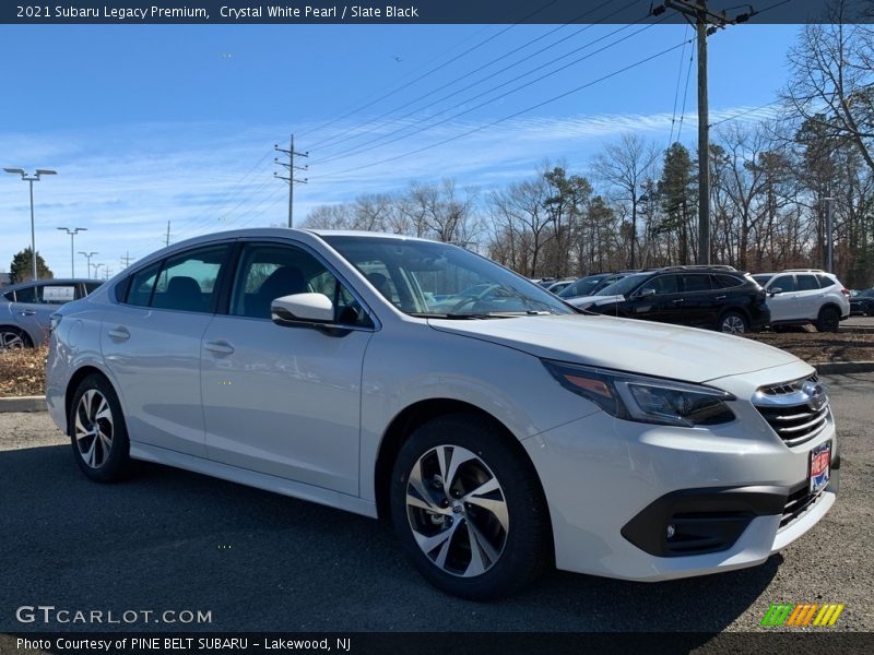 Crystal White Pearl / Slate Black 2021 Subaru Legacy Premium