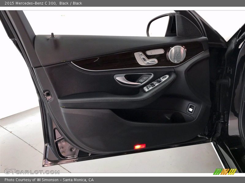 Black / Black 2015 Mercedes-Benz C 300