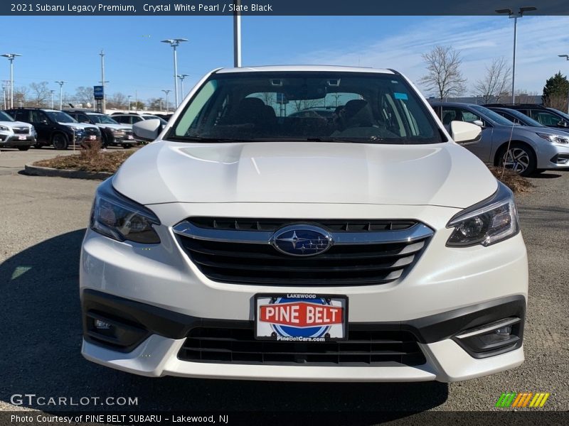 Crystal White Pearl / Slate Black 2021 Subaru Legacy Premium
