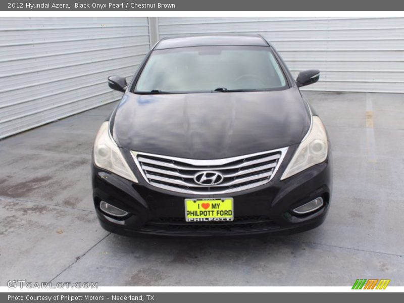 Black Onyx Pearl / Chestnut Brown 2012 Hyundai Azera