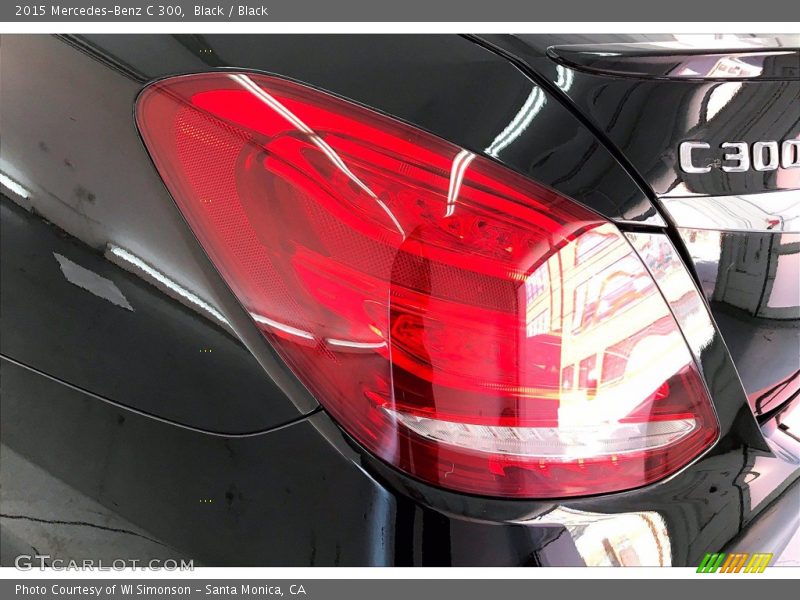 Black / Black 2015 Mercedes-Benz C 300