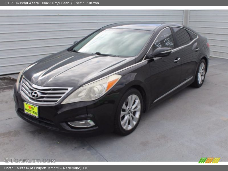 Black Onyx Pearl / Chestnut Brown 2012 Hyundai Azera