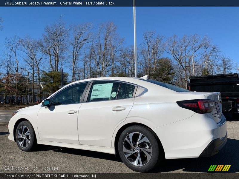 Crystal White Pearl / Slate Black 2021 Subaru Legacy Premium