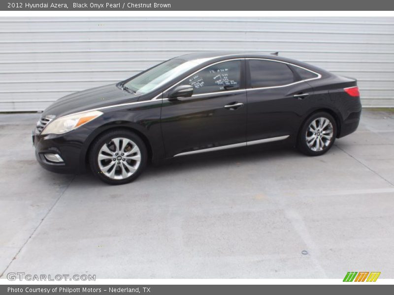 Black Onyx Pearl / Chestnut Brown 2012 Hyundai Azera