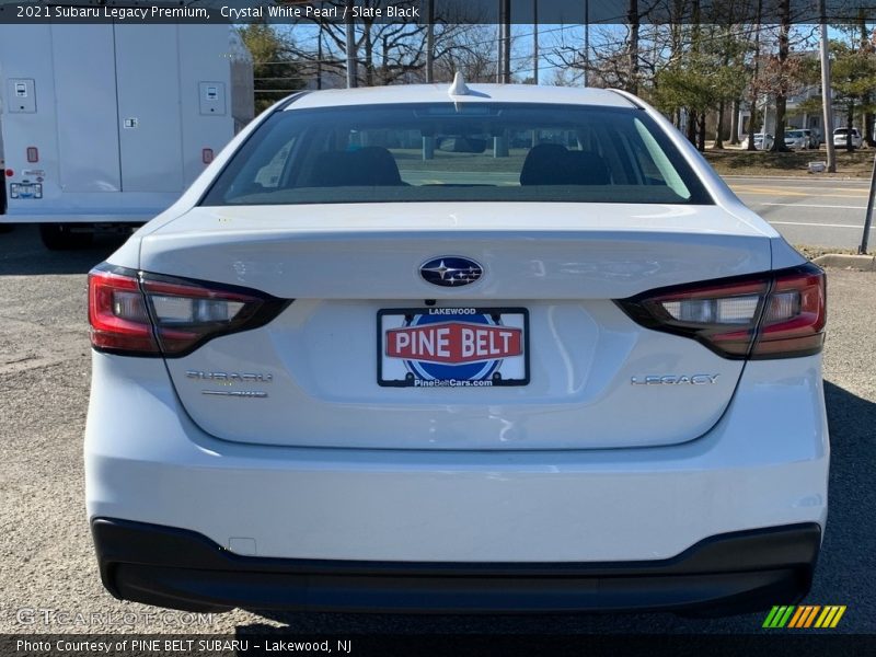 Crystal White Pearl / Slate Black 2021 Subaru Legacy Premium