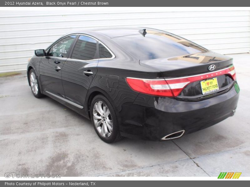 Black Onyx Pearl / Chestnut Brown 2012 Hyundai Azera