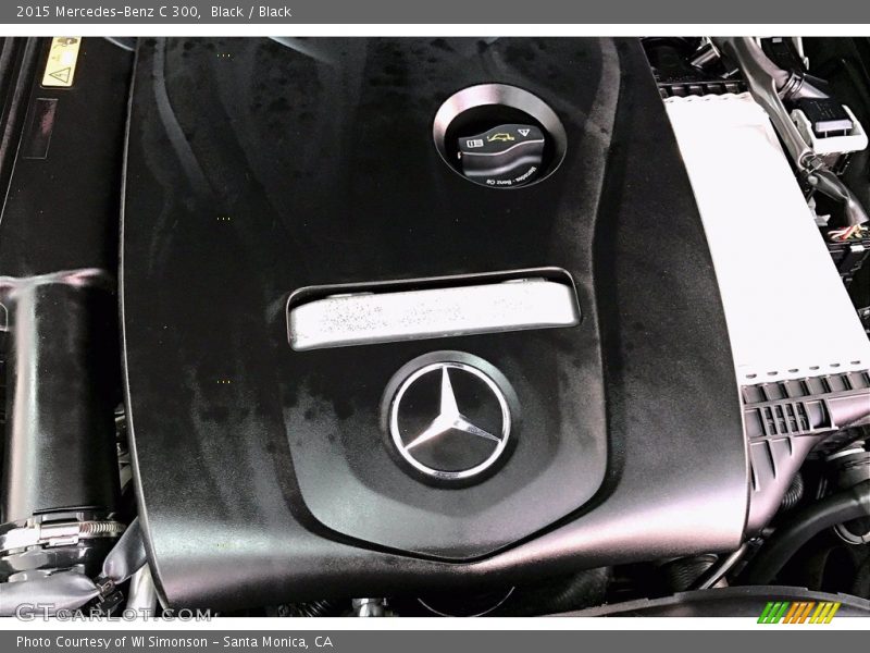 Black / Black 2015 Mercedes-Benz C 300