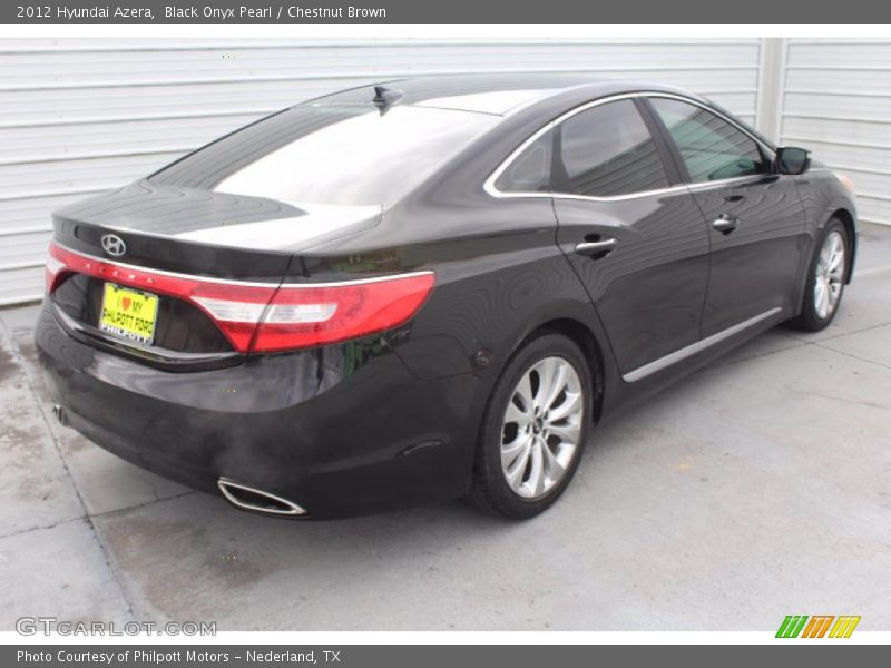 Black Onyx Pearl / Chestnut Brown 2012 Hyundai Azera