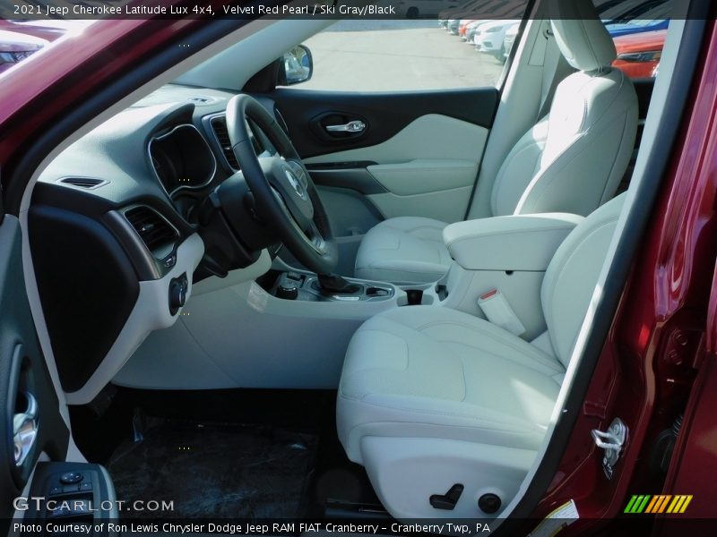 Velvet Red Pearl / Ski Gray/Black 2021 Jeep Cherokee Latitude Lux 4x4