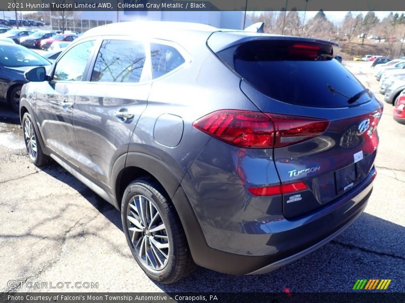 Coliseum Gray Metallic / Black 2021 Hyundai Tucson Limited AWD