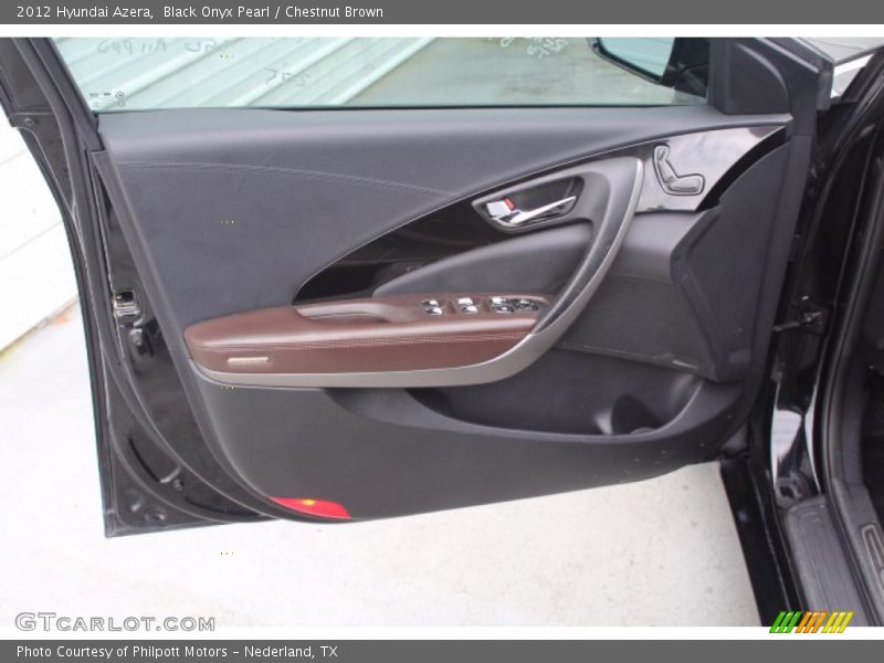 Black Onyx Pearl / Chestnut Brown 2012 Hyundai Azera