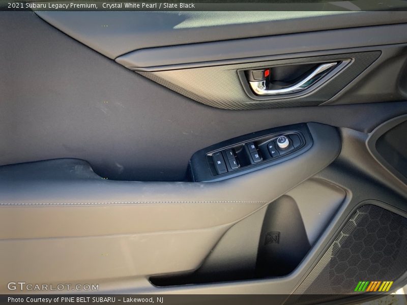 Crystal White Pearl / Slate Black 2021 Subaru Legacy Premium