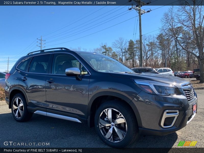 Magnetite Gray Metallic / Saddle Brown 2021 Subaru Forester 2.5i Touring
