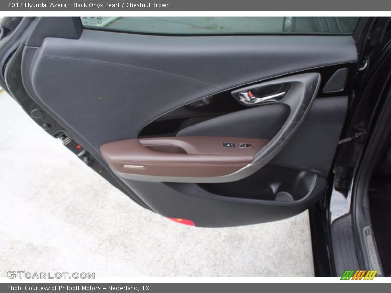 Black Onyx Pearl / Chestnut Brown 2012 Hyundai Azera