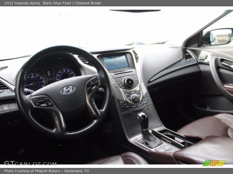 Black Onyx Pearl / Chestnut Brown 2012 Hyundai Azera