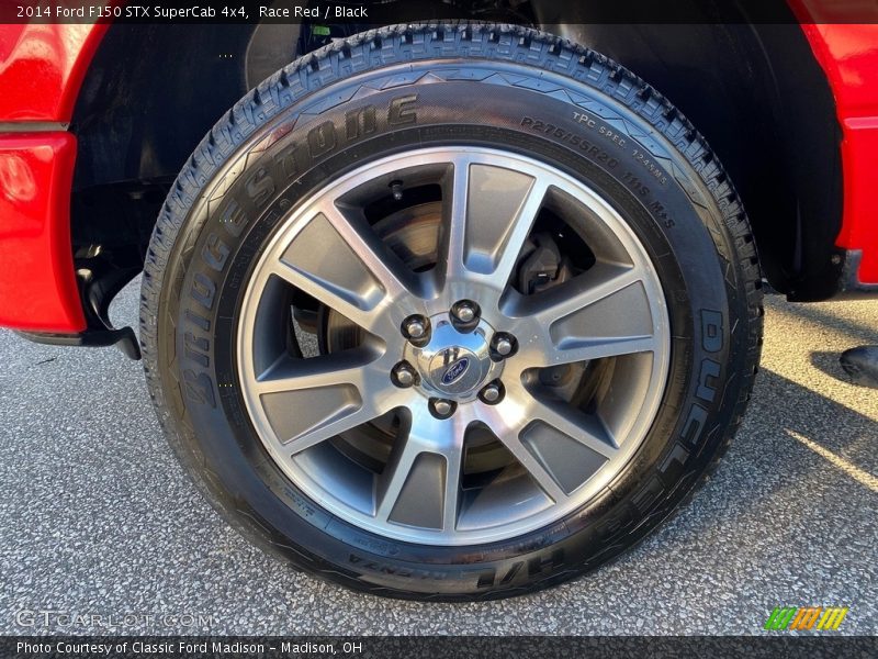 Race Red / Black 2014 Ford F150 STX SuperCab 4x4
