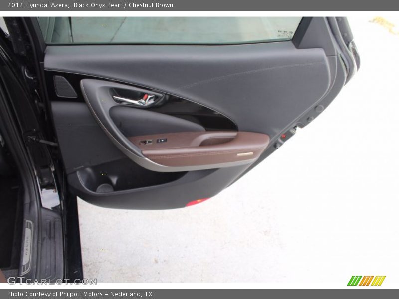 Black Onyx Pearl / Chestnut Brown 2012 Hyundai Azera