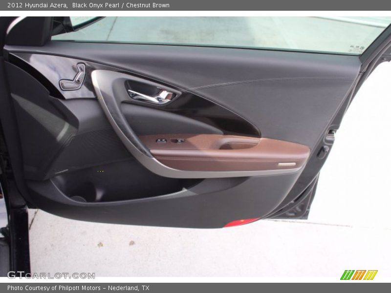 Black Onyx Pearl / Chestnut Brown 2012 Hyundai Azera