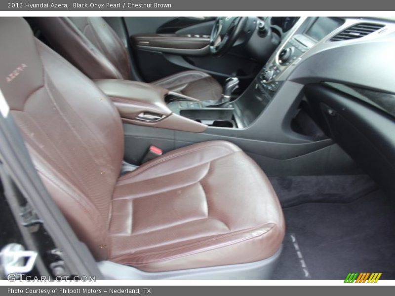 Black Onyx Pearl / Chestnut Brown 2012 Hyundai Azera