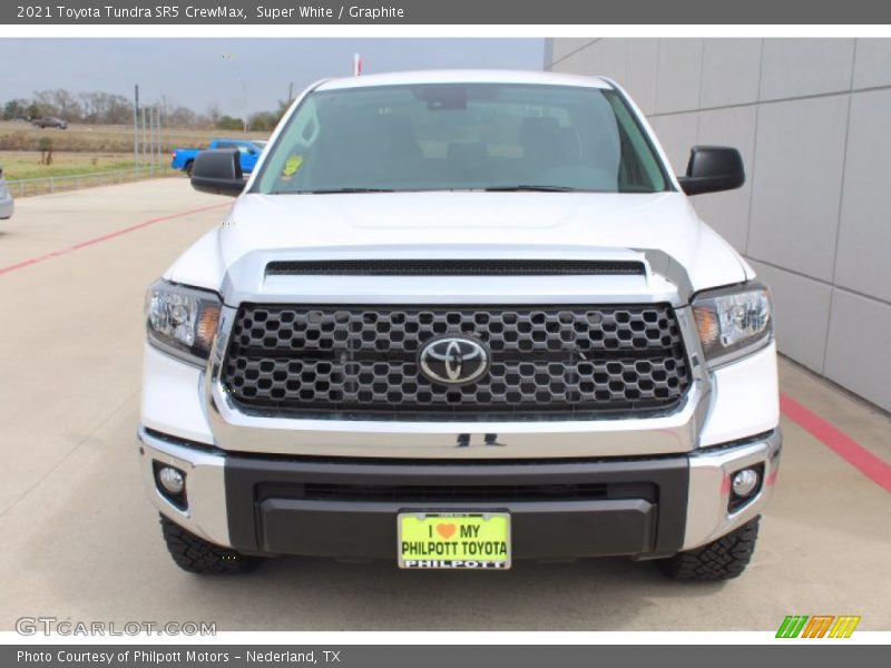 Super White / Graphite 2021 Toyota Tundra SR5 CrewMax