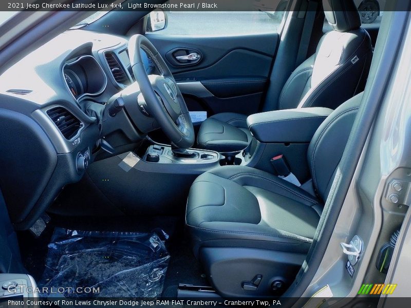 Light Brownstone Pearl / Black 2021 Jeep Cherokee Latitude Lux 4x4