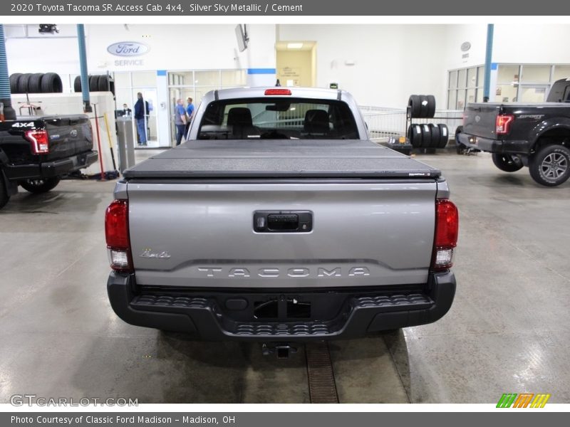 Silver Sky Metallic / Cement 2020 Toyota Tacoma SR Access Cab 4x4