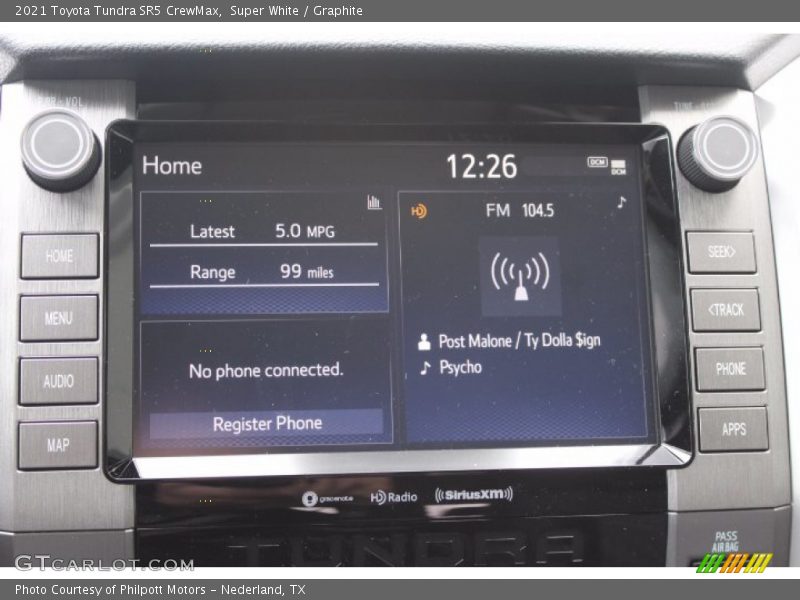 Super White / Graphite 2021 Toyota Tundra SR5 CrewMax