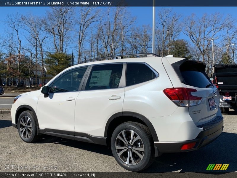 Crystal White Pearl / Gray 2021 Subaru Forester 2.5i Limited