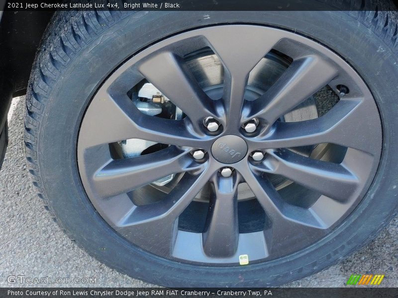 Bright White / Black 2021 Jeep Cherokee Latitude Lux 4x4