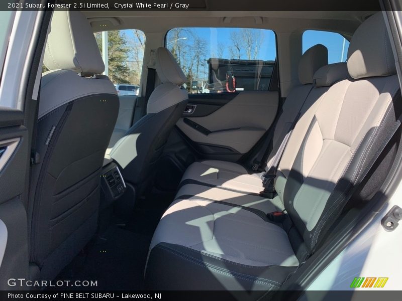 Crystal White Pearl / Gray 2021 Subaru Forester 2.5i Limited