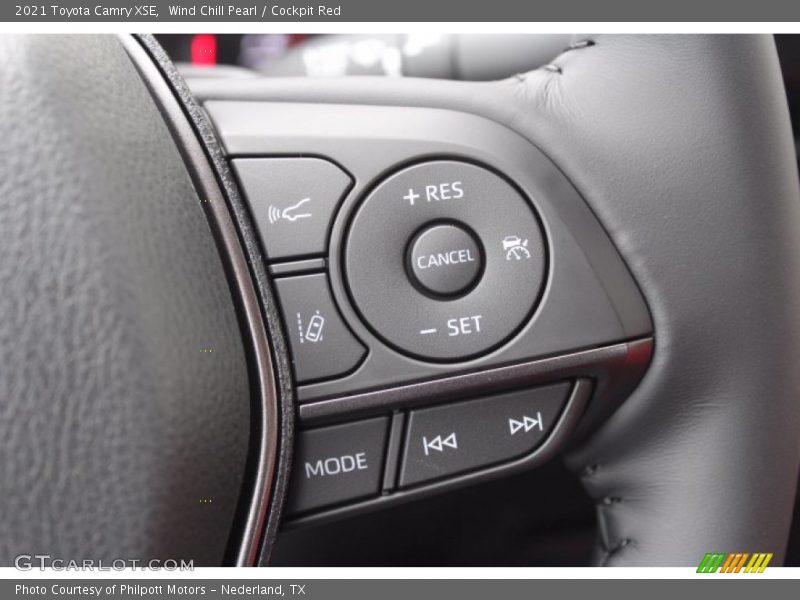 Wind Chill Pearl / Cockpit Red 2021 Toyota Camry XSE