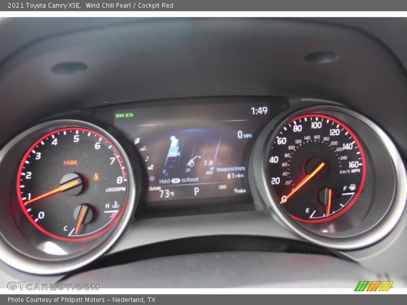Wind Chill Pearl / Cockpit Red 2021 Toyota Camry XSE