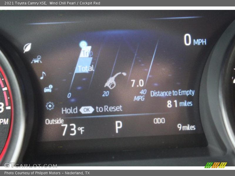 Wind Chill Pearl / Cockpit Red 2021 Toyota Camry XSE