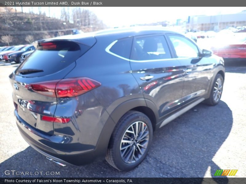 Dusk Blue / Black 2021 Hyundai Tucson Limited AWD