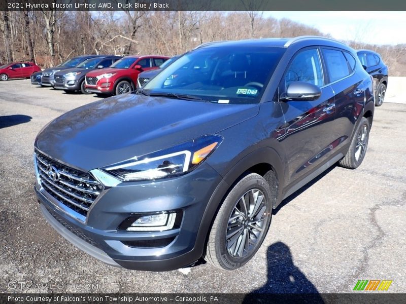Dusk Blue / Black 2021 Hyundai Tucson Limited AWD