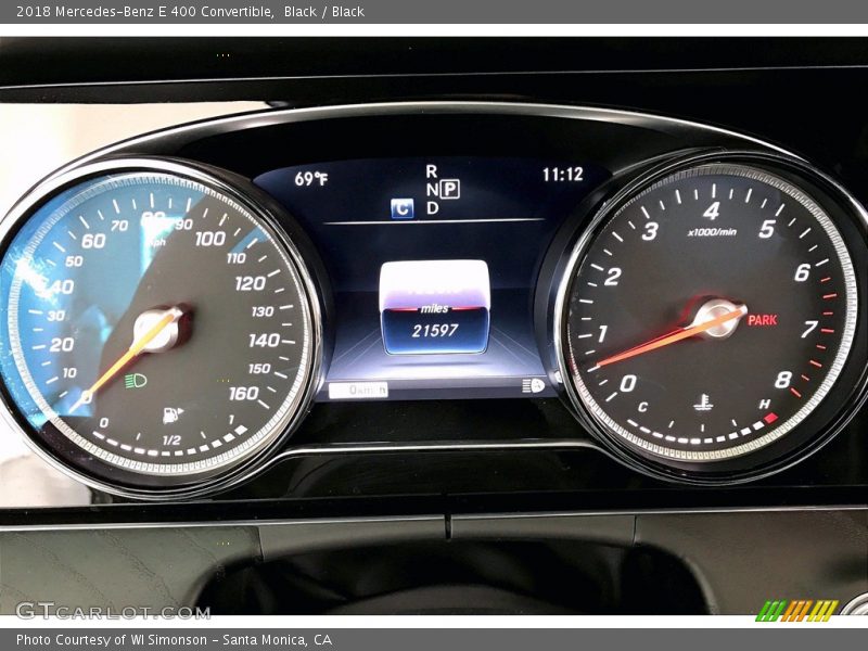 Black / Black 2018 Mercedes-Benz E 400 Convertible