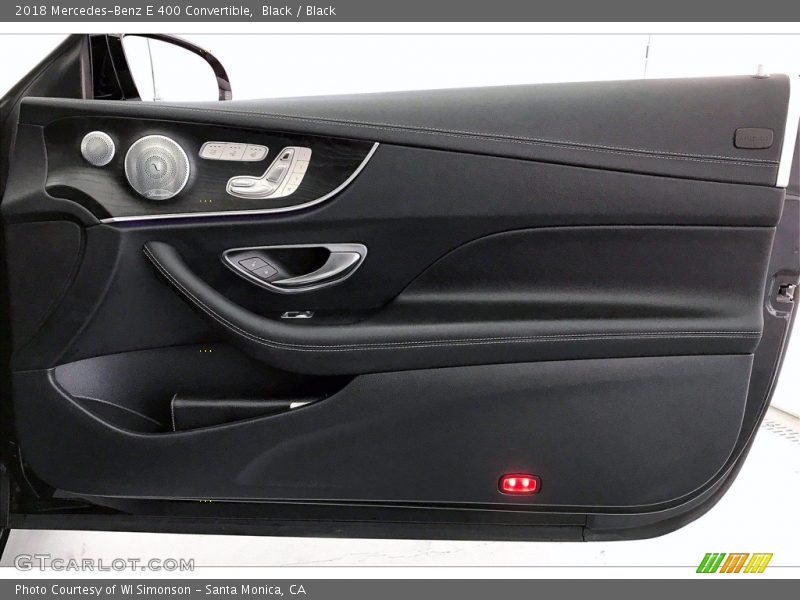 Black / Black 2018 Mercedes-Benz E 400 Convertible