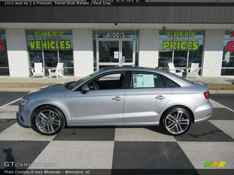 Florett Silver Metallic / Rock Gray 2020 Audi A3 2.0 Premium