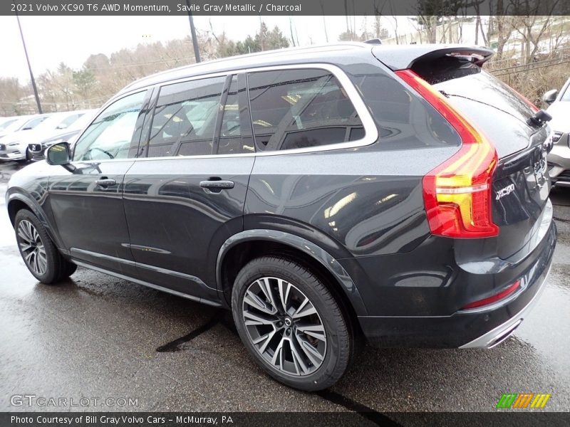 Savile Gray Metallic / Charcoal 2021 Volvo XC90 T6 AWD Momentum