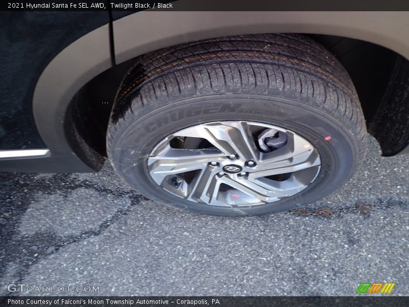 Twilight Black / Black 2021 Hyundai Santa Fe SEL AWD