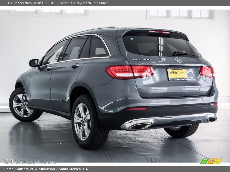Selenite Grey Metallic / Black 2018 Mercedes-Benz GLC 300