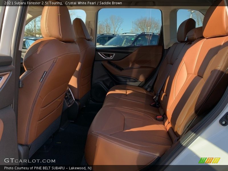 Crystal White Pearl / Saddle Brown 2021 Subaru Forester 2.5i Touring