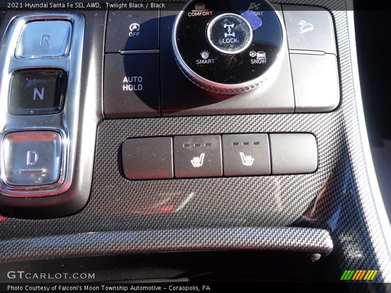Twilight Black / Black 2021 Hyundai Santa Fe SEL AWD