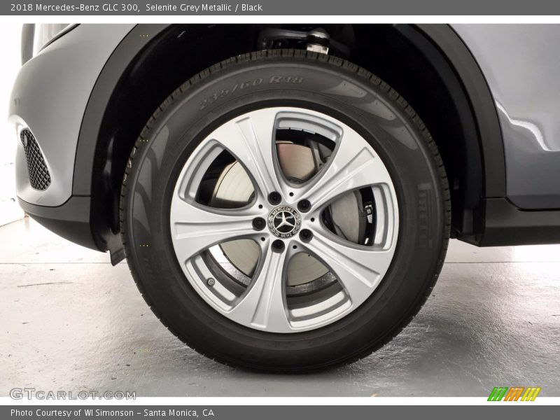 Selenite Grey Metallic / Black 2018 Mercedes-Benz GLC 300
