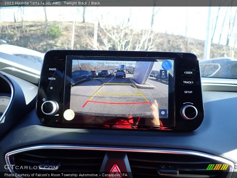 Twilight Black / Black 2021 Hyundai Santa Fe SEL AWD