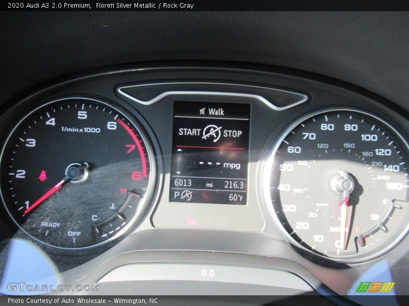  2020 A3 2.0 Premium 2.0 Premium Gauges